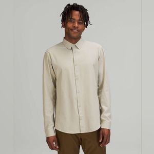 LULULEMON Airing Easy Long Sleeve Button Up Shirt *Ventlight Mesh - L
